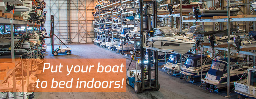 Why you should put your boat indoors this season